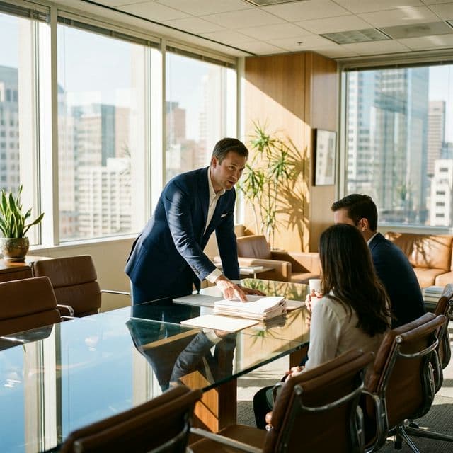 Lawyer preparing for mediation and trial